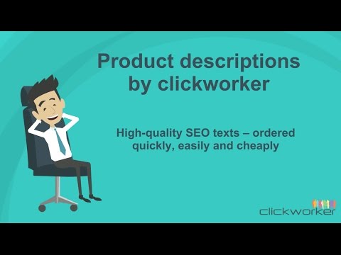 Product Descriptions by clickworker - Case Study