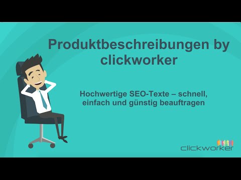 Produktbeschreibungen von clickworker - Eine Fallstudie