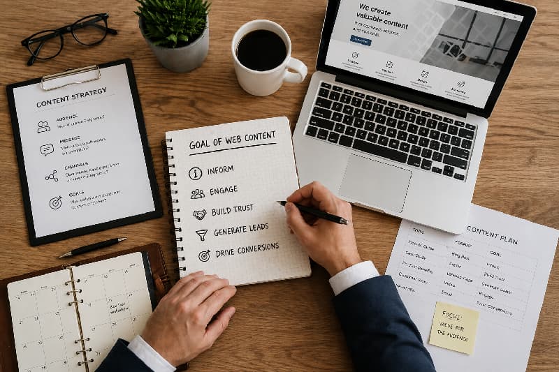 Goals of web content
